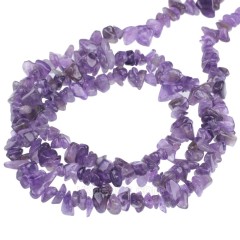 Amethyst Chips Strands, Approx 5x8mm, 80cm/strand