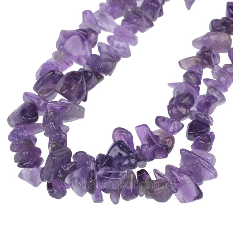 Amethyst Chips Strands, Approx 5x8mm, 80cm/strand