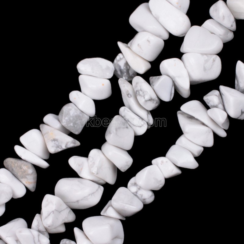 Howlite Chips Strands, Approx 5x8mm, 80cm/strand