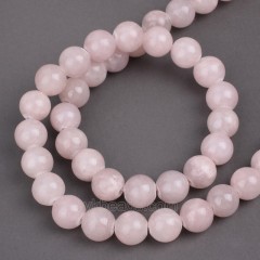 Dyed Pale Mauve Yellow Jade Smooth Round Beads Strands, Approx 4-12mm, 38cm/strand