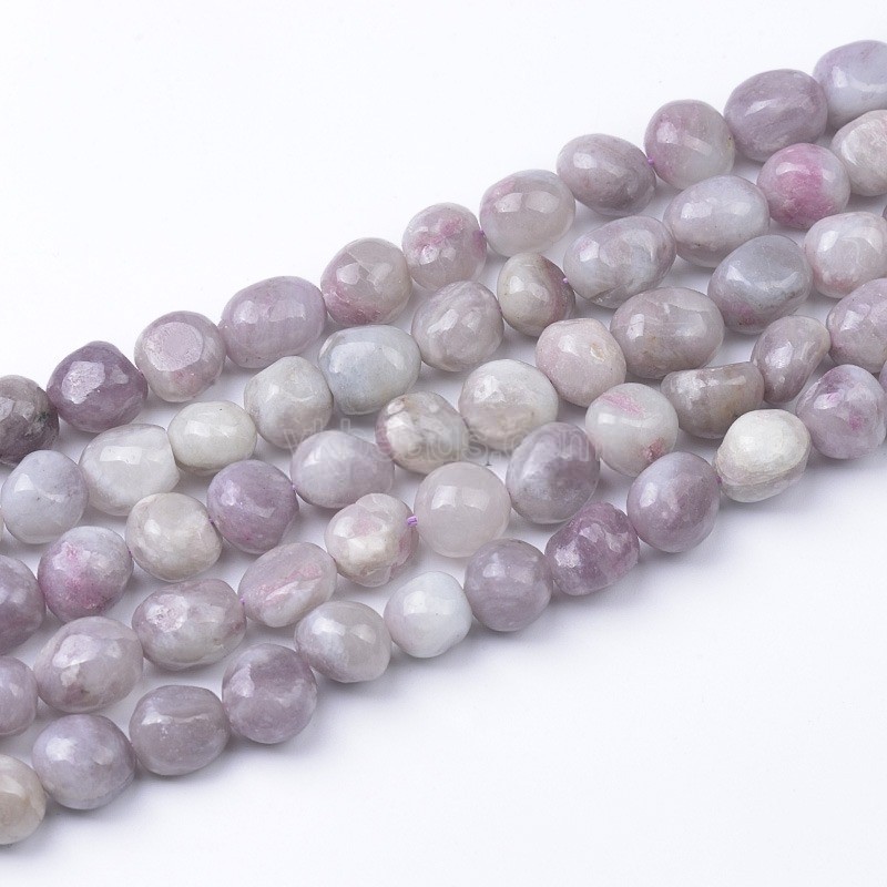 Pink Tourmaline Smooth Nuggets Beads Strands, Approx 6x8-8x10mm, 38cm/strand