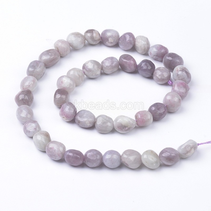 Pink Tourmaline Smooth Nuggets Beads Strands, Approx 6x8-8x10mm, 38cm/strand