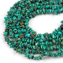 Natural Hubei Turquoise Chips Beads Strands, Approx 4-6mm, 80cm/strand