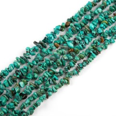 Natural Hubei Turquoise Chips Beads Strands, Approx 4-6mm, 80cm/strand