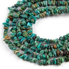 Natural Hubei Turquoise Chips Beads Strands, Approx 5-7mm, 38-40cm/strand