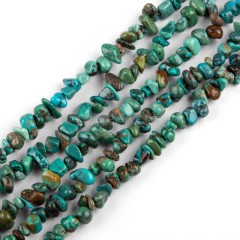 Natural Hubei Turquoise Chips Beads Strands, Approx 5-7mm, 38-40cm/strand