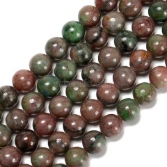 Kashgar Garnet Smooth Round Beads Strands, Approx 6-12mm, 38cm/strand