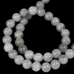 AB Grade Labradorite Smooth Round Beads Strands, Approx 4-14mm, 38cm/strand
