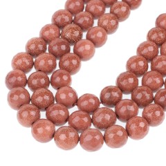 Gold Sandstone Faceted Round Beads Strands, 128 Facets, Approx 4-14mm, 38cm/strand