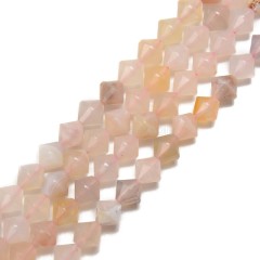 Sakura Agate Faceted Bicone Beads Strands, Approx 8mm, 38cm/strand