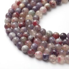 Pink Tourmaline Smooth Round Beads Strands, Approx 4-10mm, 38cm/strand