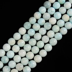 Hemimorphite Smooth Round Beads Strands, Approx 6-10mm, 38cm/strand