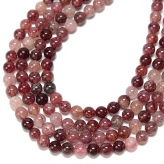 Black Gold Super Seven Quartz Smooth Round Beads Strands, Approx 6-10mm, 38cm/strand