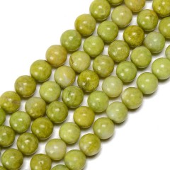 A Grade Green Opal Smooth Round Beads Strands, Approx 6-12mm, 38cm/strand
