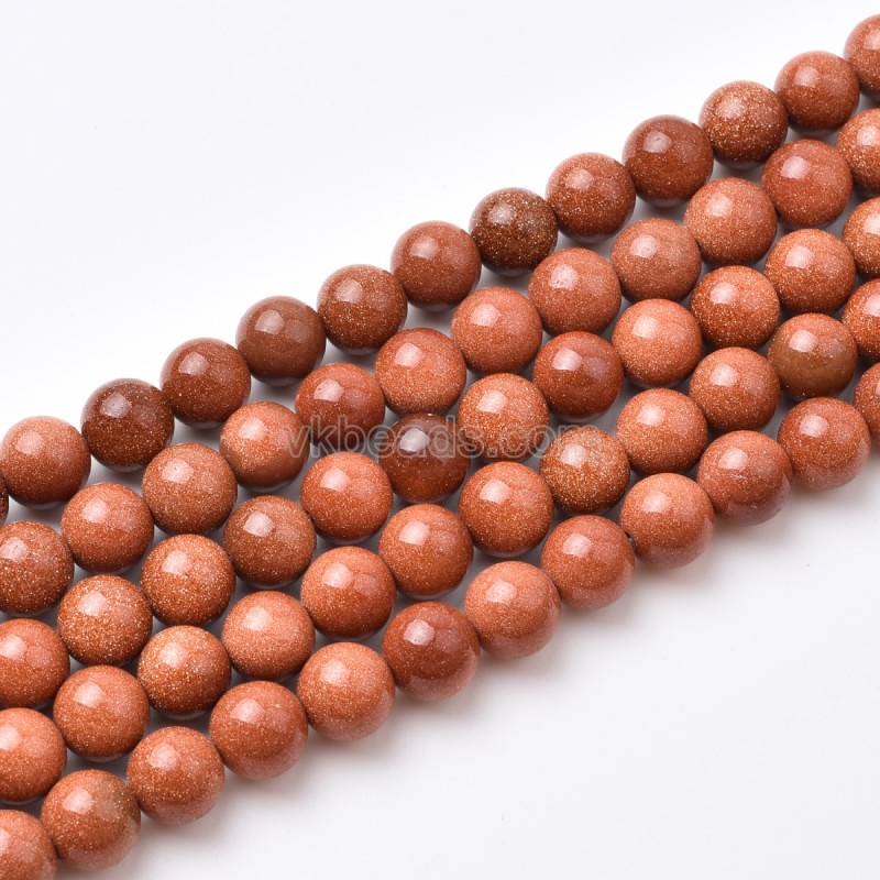 Gold Sandstone Smooth Round Beads Strands, Approx 4-12mm, 38cm/strand