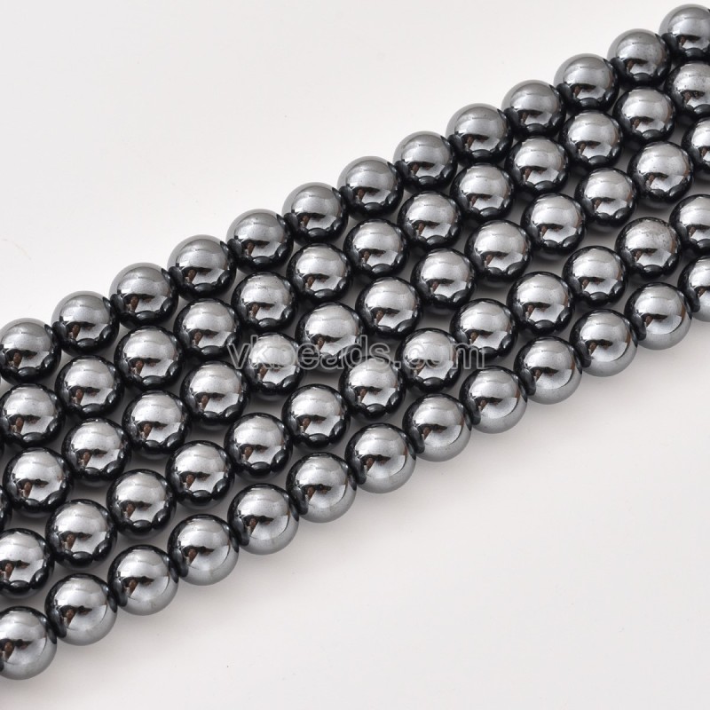 Black Hematite Smooth Round Beads Strands, Approx 2-16mm, 38cm/strand