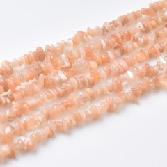 Moonstone Small Chips Strands, Approx 3x5mm, 80cm/strand
