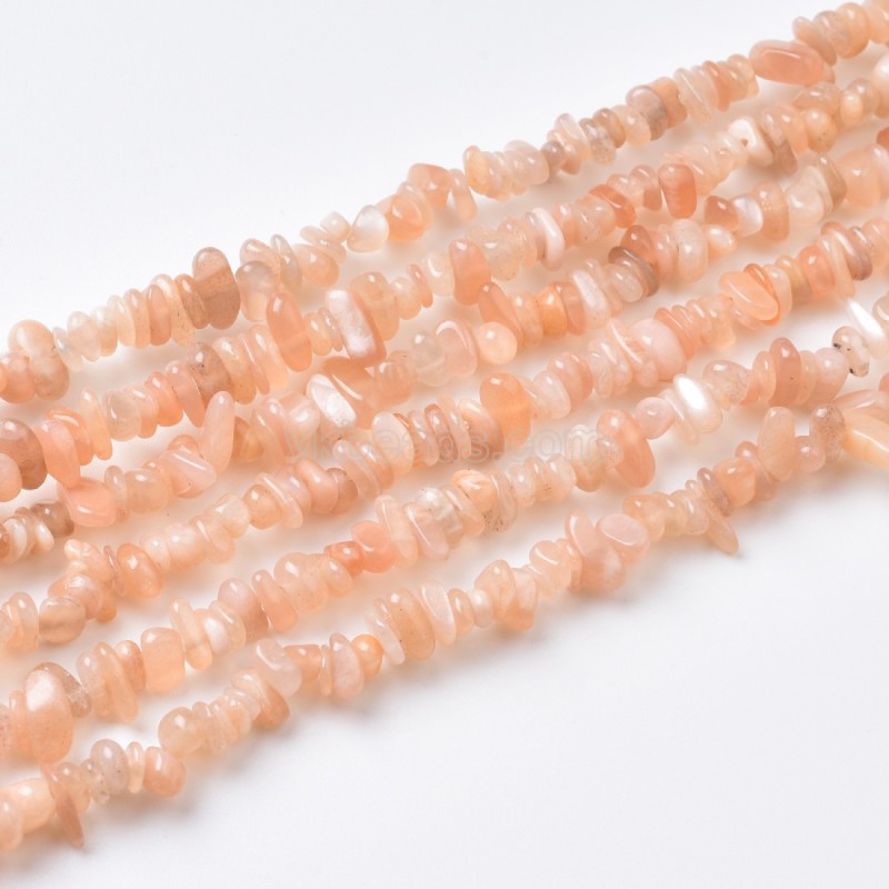 Moonstone Small Chips Strands, Approx 3x5mm, 80cm/strand