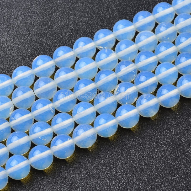 Opalite Smooth Round Beads Strands, Approx 4-16mm, 38cm/strand