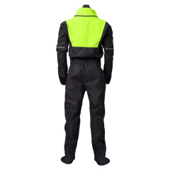 Yuelei Fluorescent Green with Black Dry Suit - Customizable Gore-Tex Model DM4