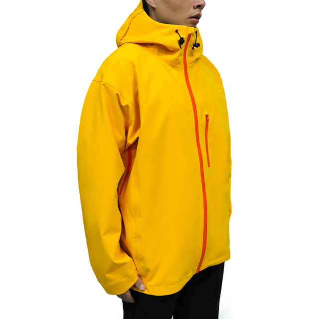 Yuelei Rain Jacket Customizable Light Yellow Three-Layer Waterproof Structure Model FJ-16