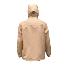 Veste de pluie Yuelei personnalisable à structure imperméable à trois couches Modèle DJK-1