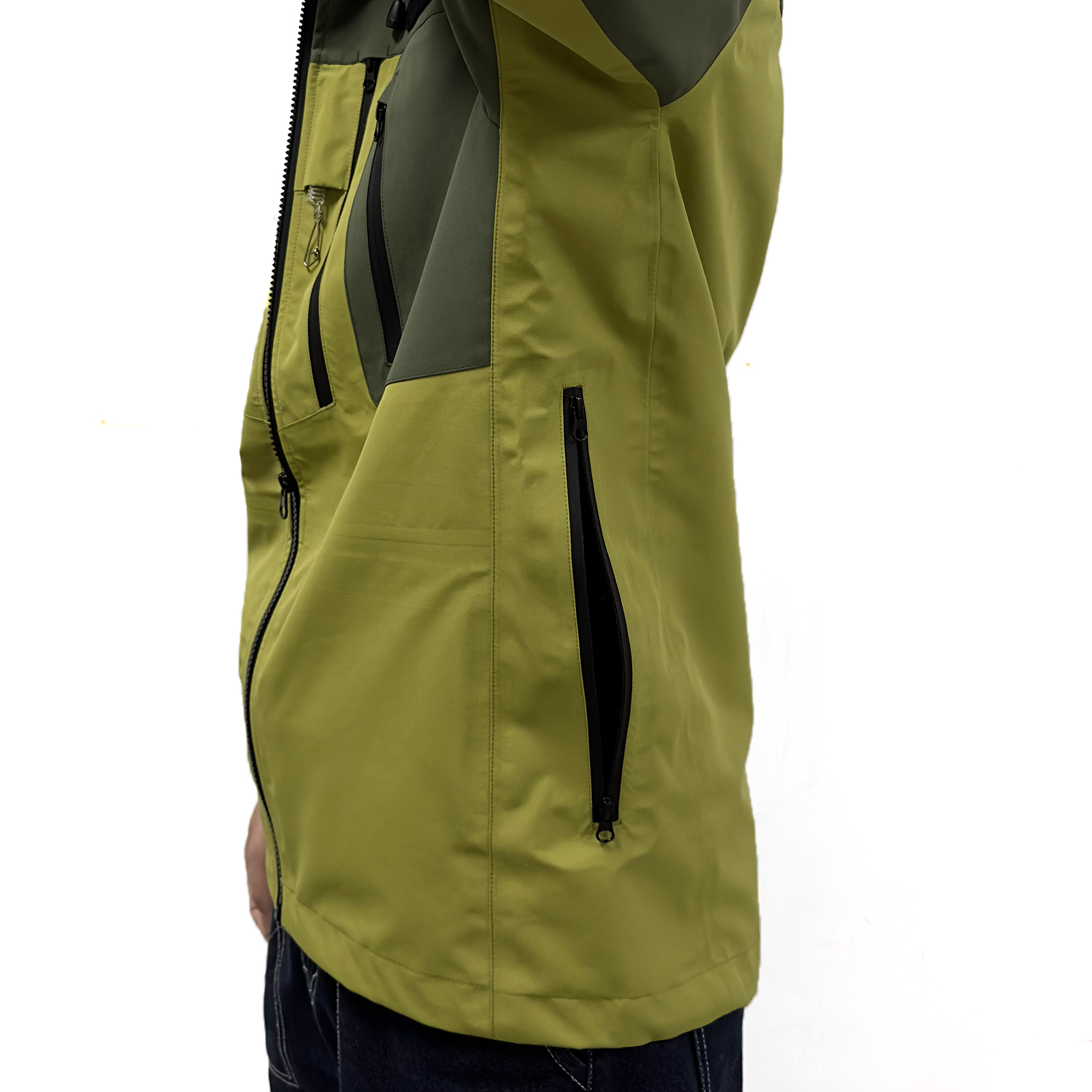 Military Green and Yellow Fishing Jacket Customizable Yuelei Supplier