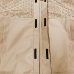Veste de pluie Yuelei personnalisable à structure imperméable à trois couches Modèle DJK-1