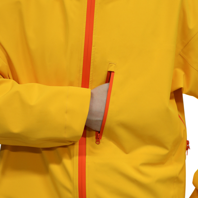 Yuelei Rain Jacket Customizable Light Yellow Three-Layer Waterproof Structure Model FJ-16