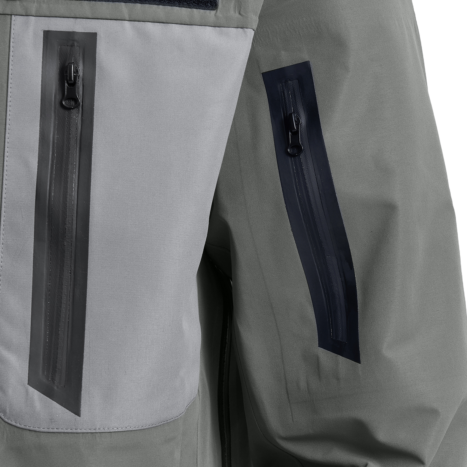 Military-Green  Fish Jacket Under Coolleg Vents Customizable Supplier