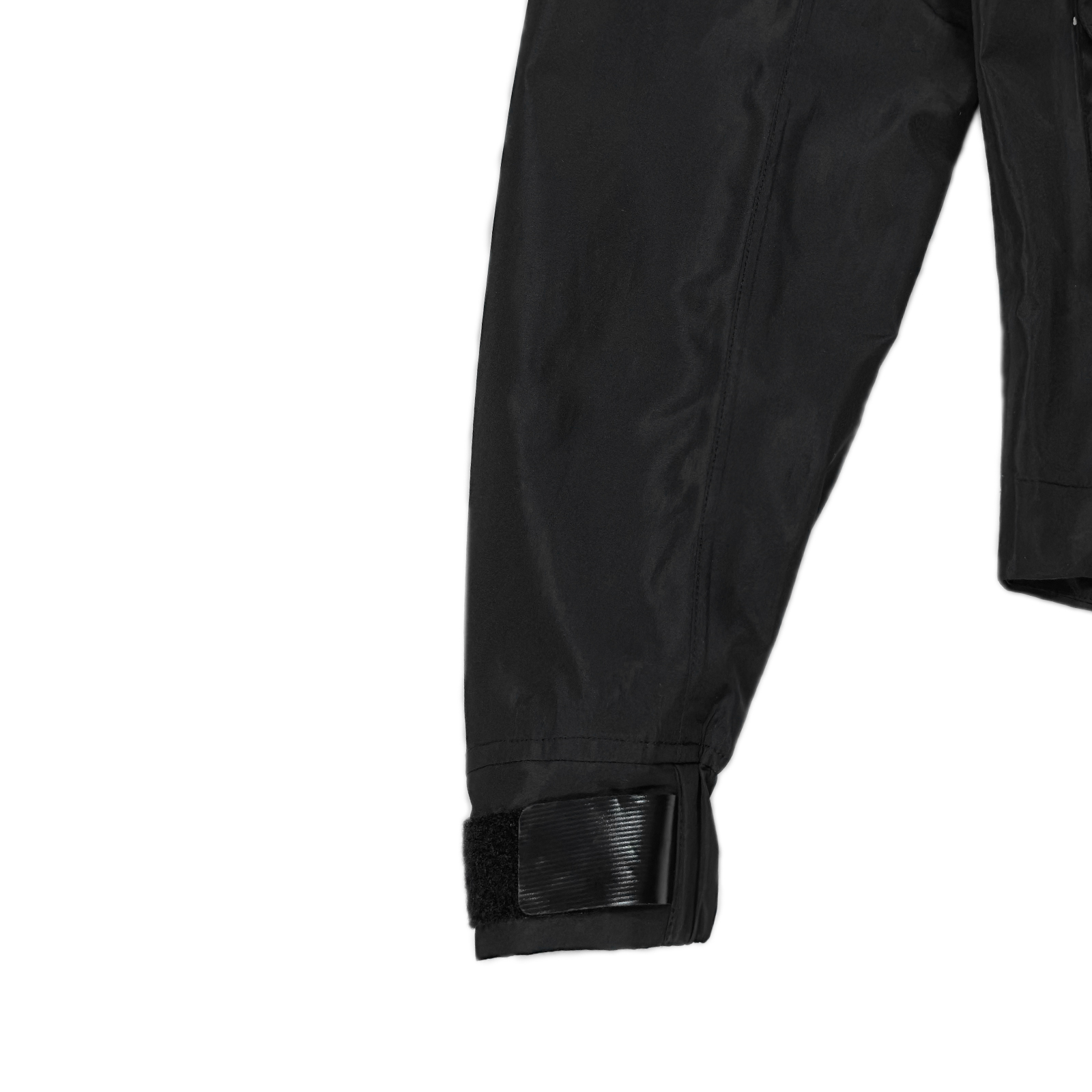 Black Waterproof Jacket With Attachment Loop By Yuelei Wholesale
