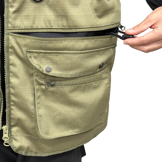 Anpassbare Fabrik Militärgrüne Angeljacke kgb-2