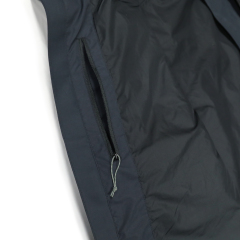 Customizable Factory Black Waterproof Jackets for Hiking or Casual Wear