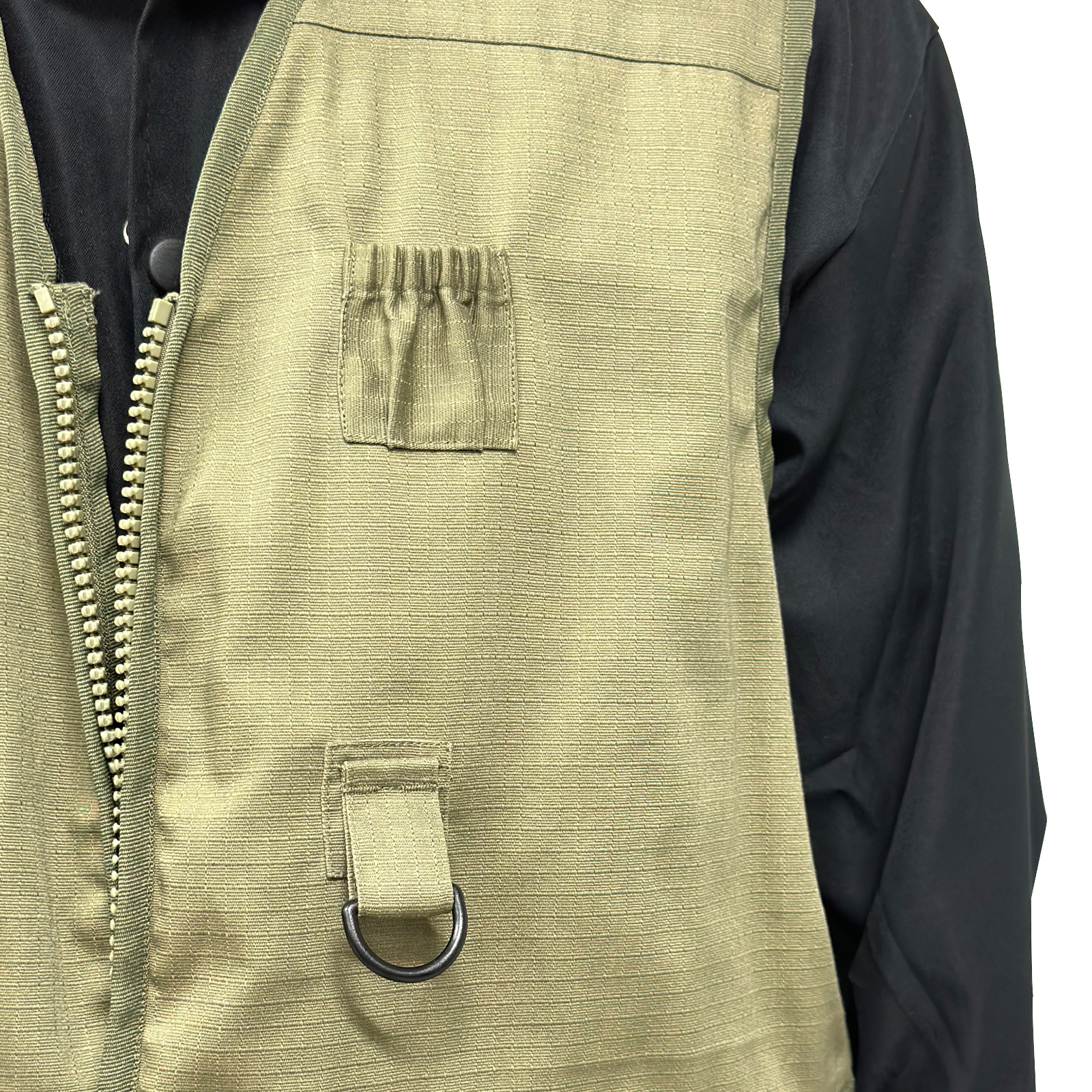 Veste de pêche militaire verte personnalisable en usine kgb-2