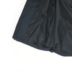 Customizable Factory Black Waterproof Jackets for Hiking or Casual Wear
