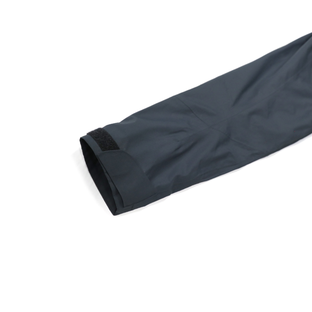 Customizable Factory Black Waterproof Jackets for Hiking or Casual Wear