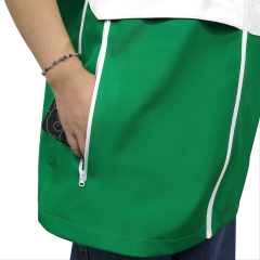 ODM Green and White Waterproof Sports Jacket By Yuelei Manufacture