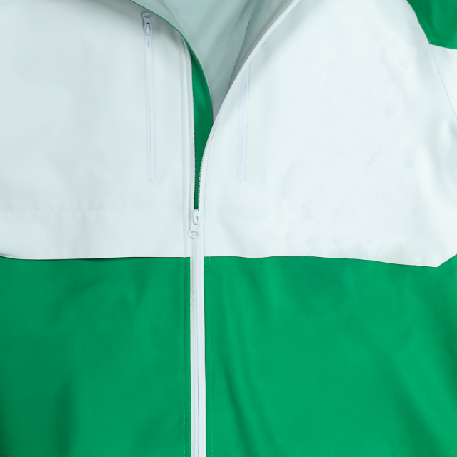 ODM Green and White Waterproof Sports Jacket By Yuelei Manufacture