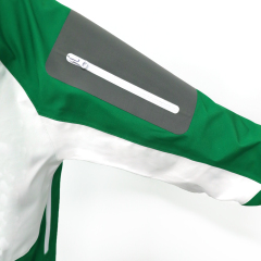 ODM Green and White Waterproof Sports Jacket By Yuelei Manufacture
