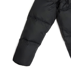 Hochwertiger schwarzer Wintermantel PJK-07 Großhandel