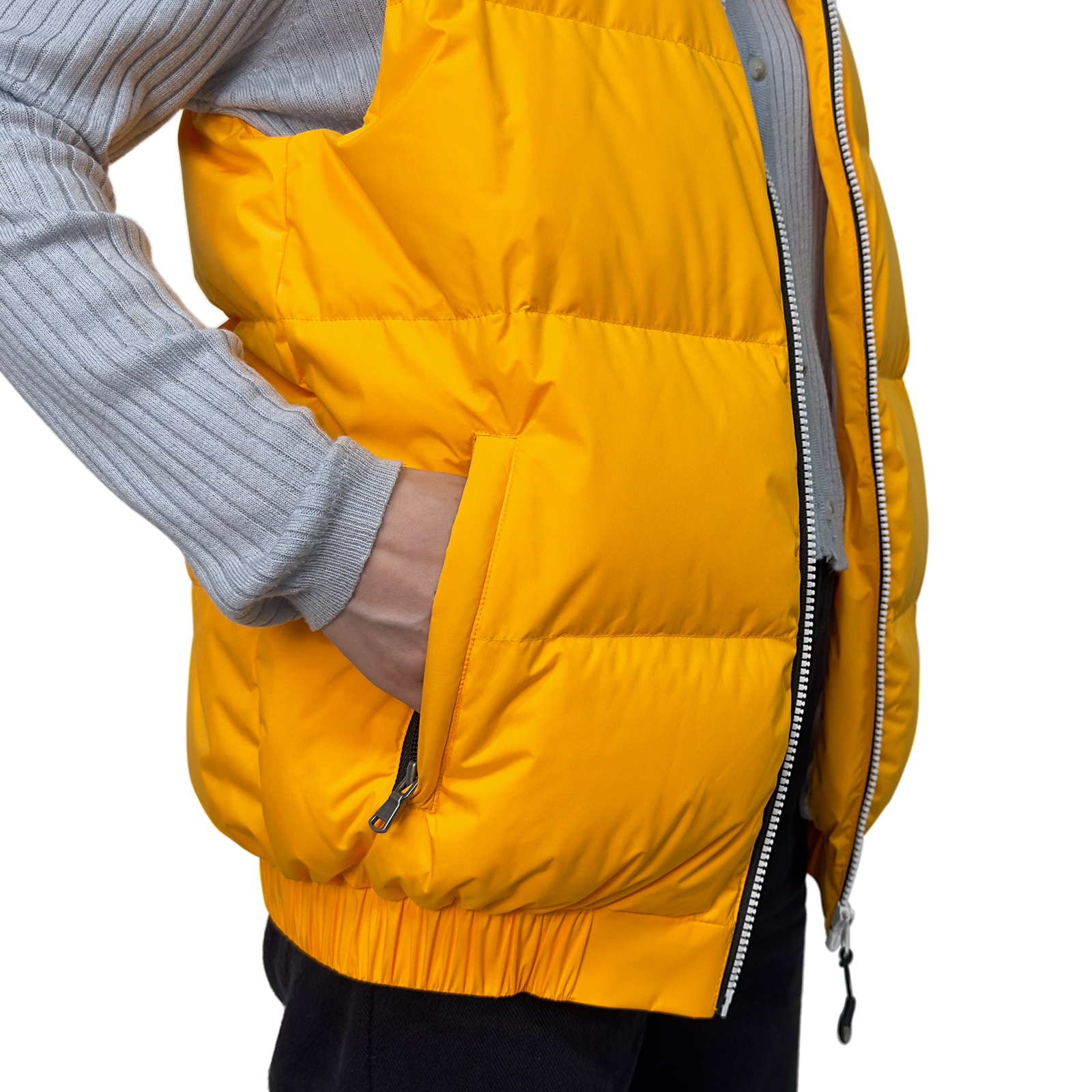 Yellow Down Vests Jacket PJK-02 High-Quality Wholesales