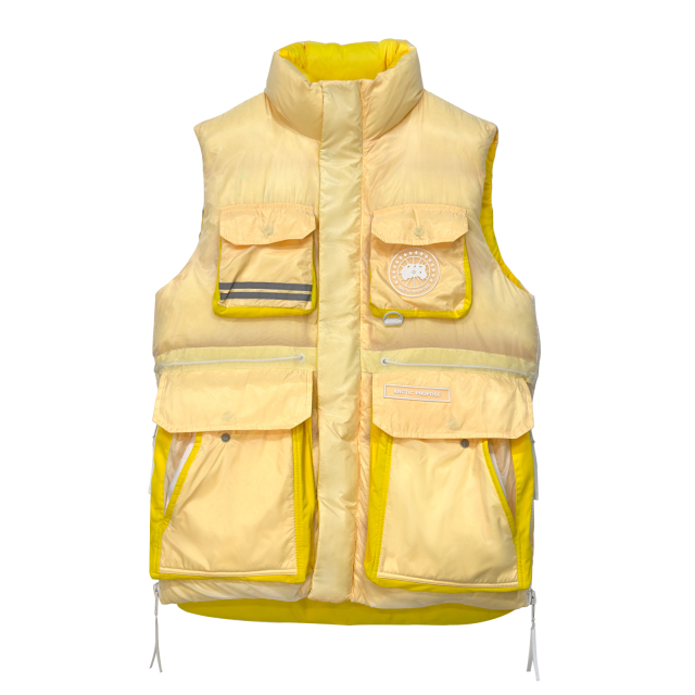 Veste sans manches Yuelei Teal et Yellow Down : vente en gros de haute qualité