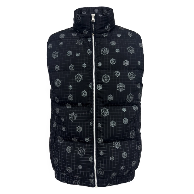 Snowflake Pattern Puffer Vest Winter Coat High-Quality Wholesales