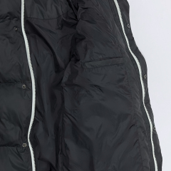 Hochwertiger schwarzer Wintermantel PJK-07 Großhandel