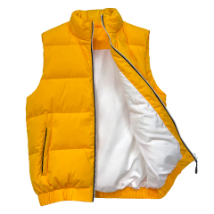 Gelbe Daunenwesten Jacke PJK-02 Hochwertiger Großhandel