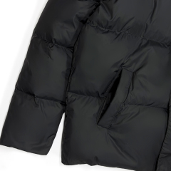 Hochwertiger schwarzer Wintermantel PJK-07 Großhandel