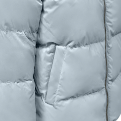 Mattgrauer Wintermantel PJK-09 Hochwertiger Großhandel