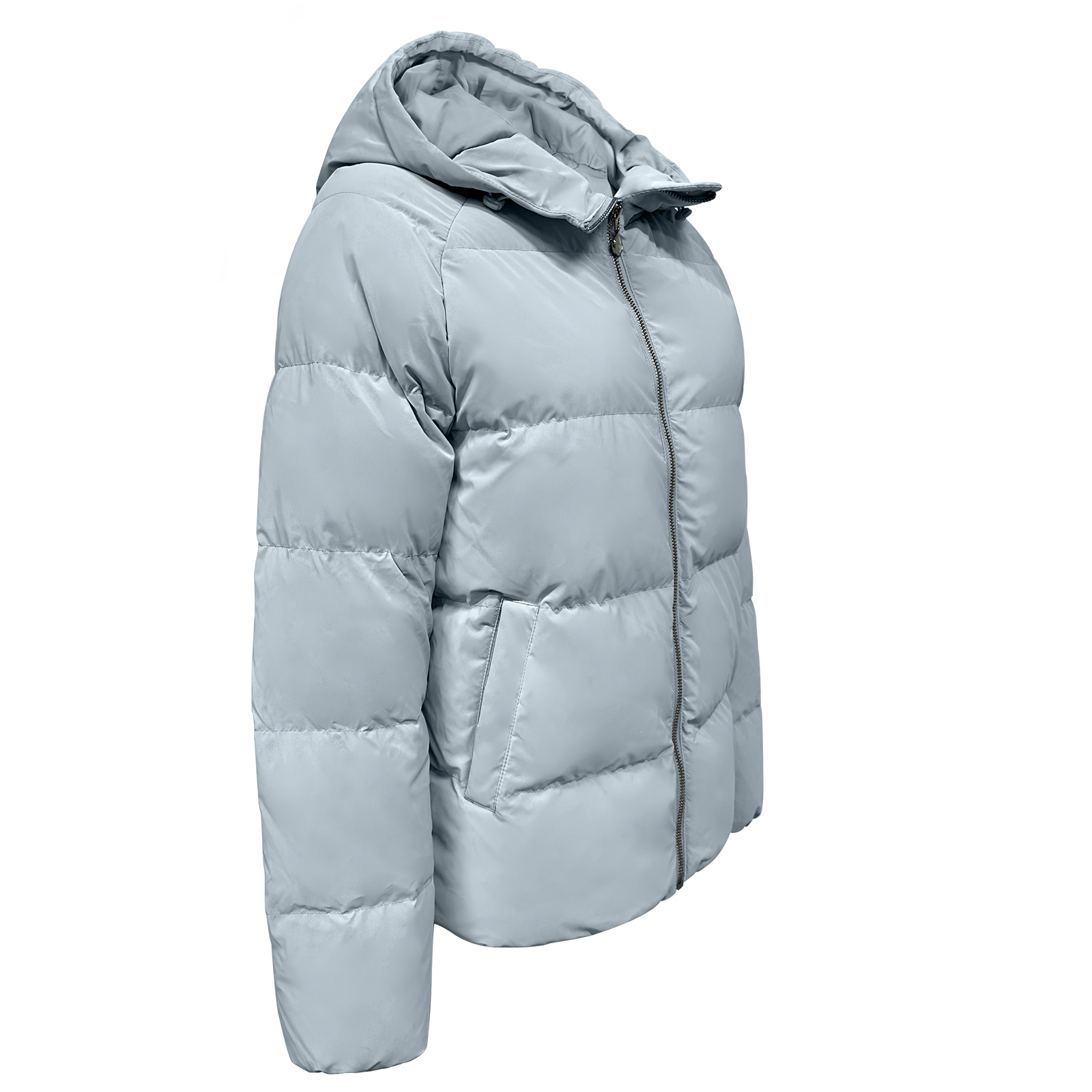 Matte Grey Winter Coat PJK-09 High-Quality Wholesales