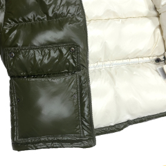 Hochwertige weiße bestickte Pufferjacke PJK-06 Großhandel