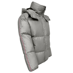 Hochwertiger mattsilberner Wintermantel PJK-08 Großhandel